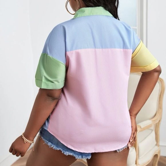 Color Block Top - Picture 3 of 7